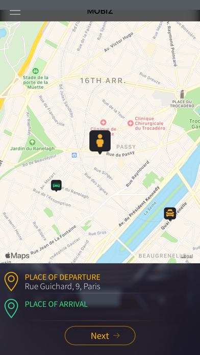 Mobiz taxi screenshot 2