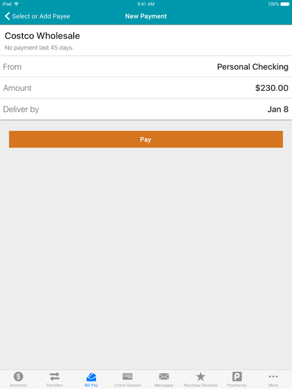 Screenshot #6 pour Park Side CU Mobile Banking