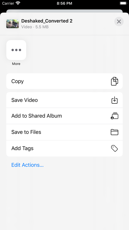 #4. Video Deshake - Stabilizer (iOS) Av: Dongwook Cho