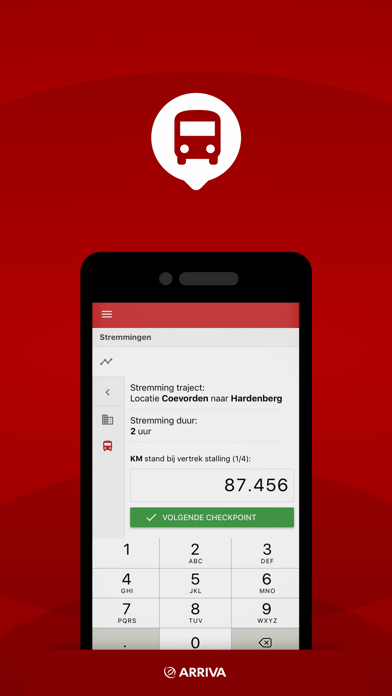 Treinvervangend Vervoer App Screenshot