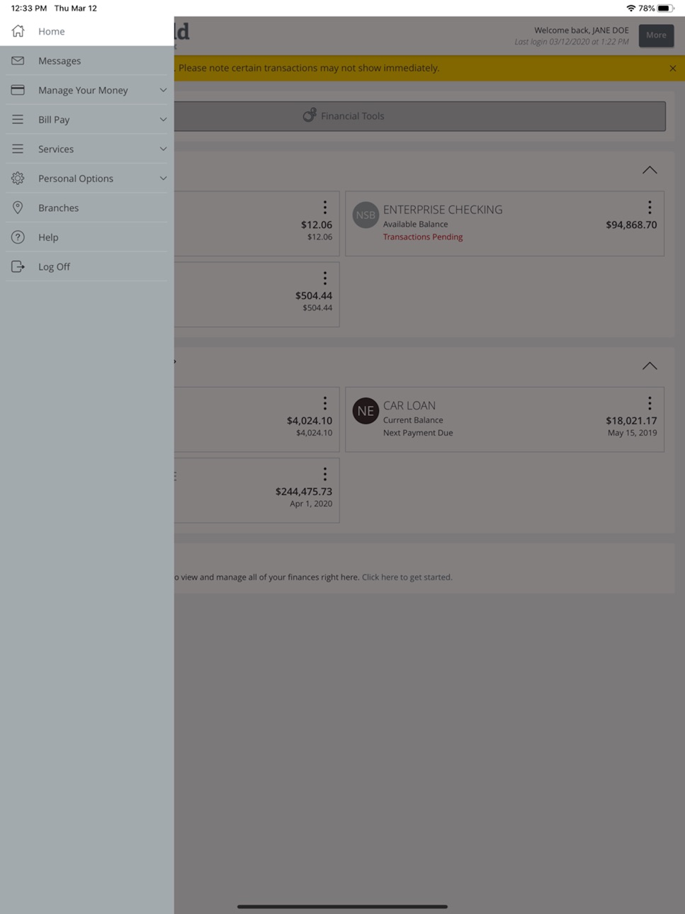 iPad screenshot