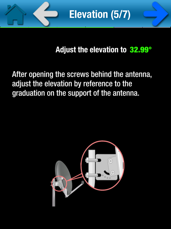 SatCatcher-Dish Set & Pointing iPad screenshot 7 - Utilities app