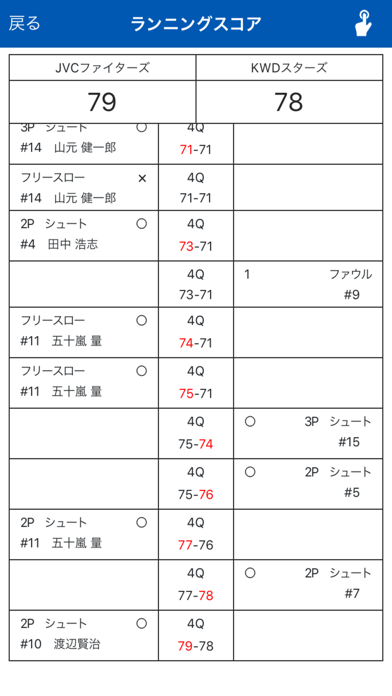 teamnote BASKETBALL／スコア入力アプリのおすすめ画像3