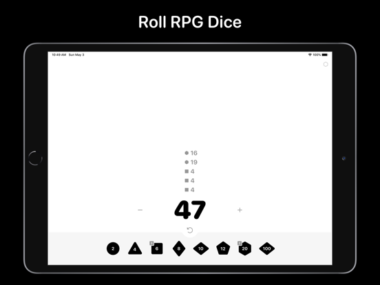 Screenshot #4 pour Dungeon Dice - RPG Dice Roller