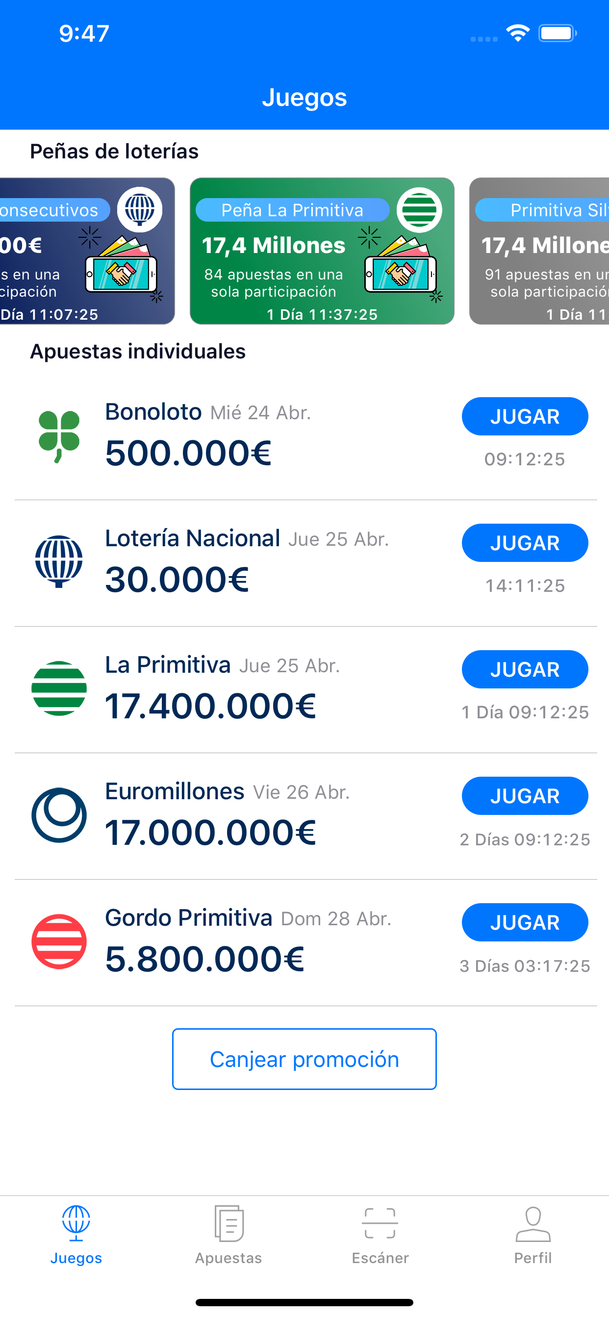 ScanLotería - Escáner Lotería