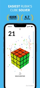 21Moves: Puzzle Cube AI Solver screenshot #1 for iPhone