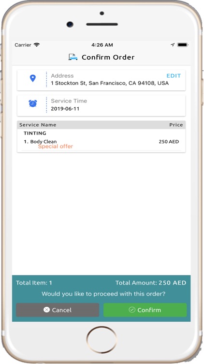 WashOnClick - Customer