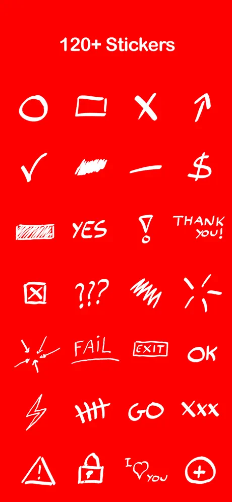 Marker & Highlighter Stickers
