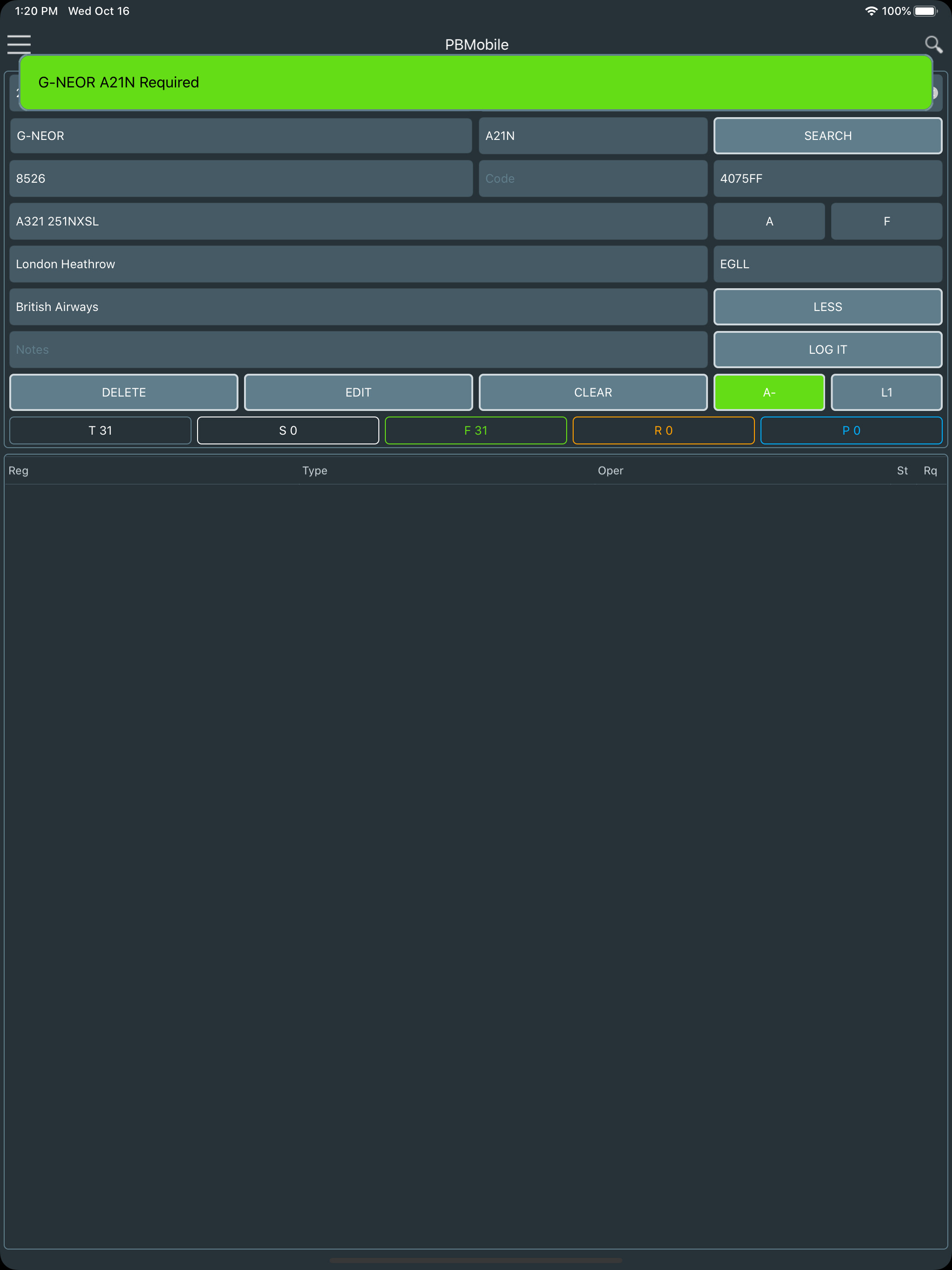 PlaneBase Mobile [PBM]