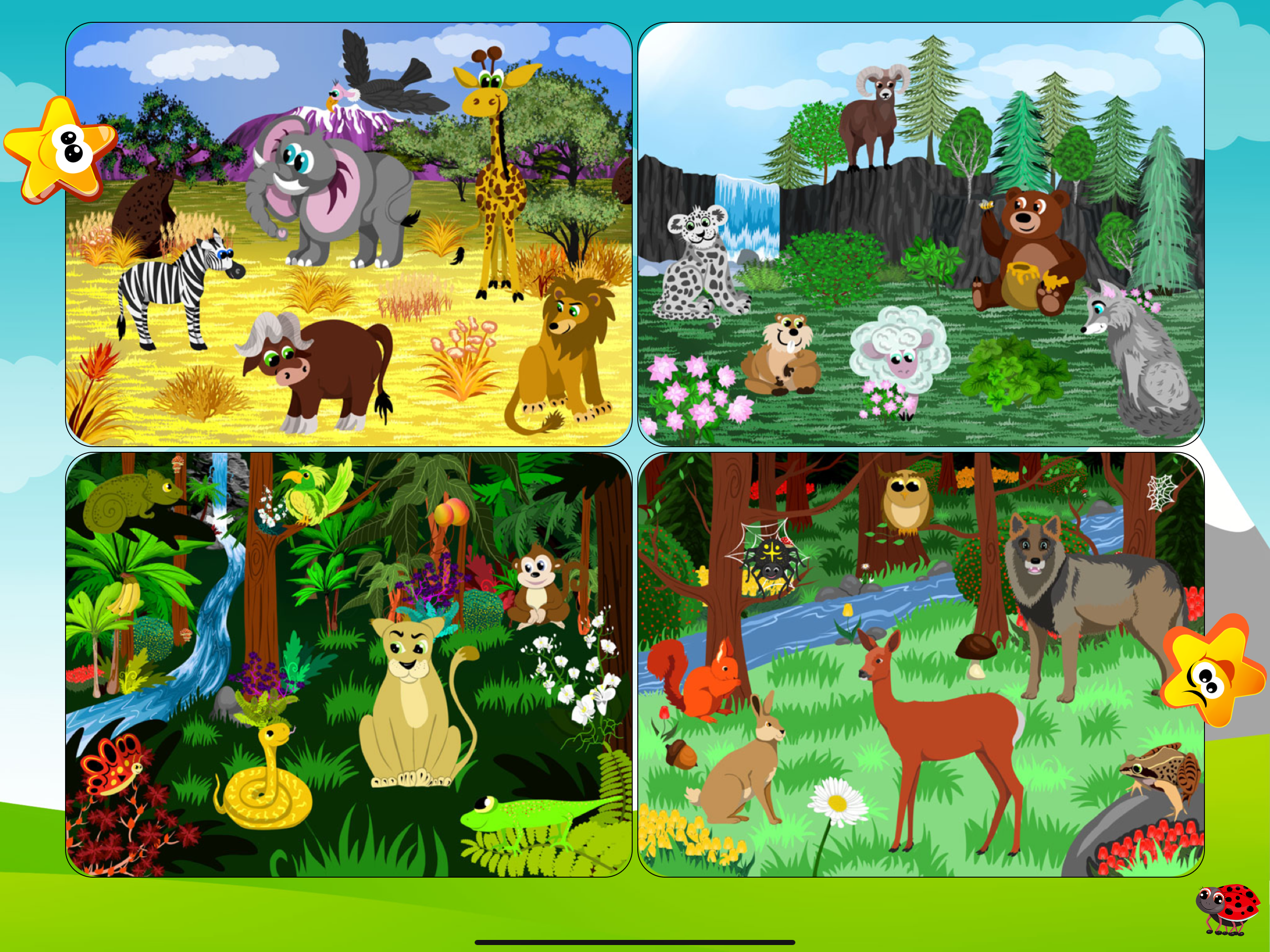 Kids Puzzle Animals Fun Game