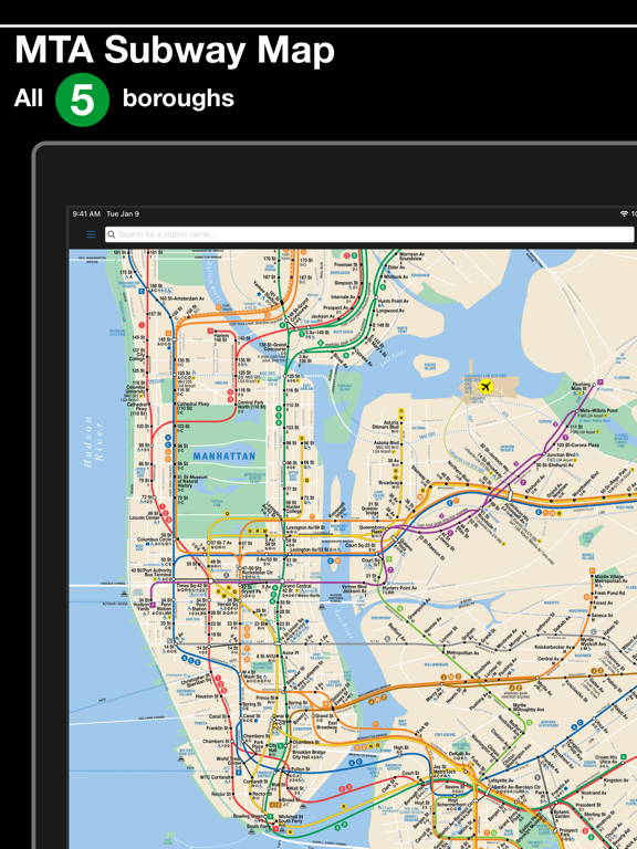 New York Subway Map screenshot