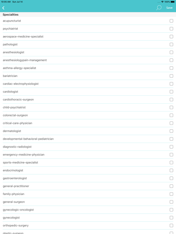 MedXJordan iPad screenshot 5 - Medical app