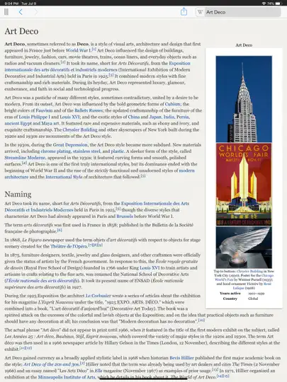Скриншот Wikipanion For IPad на iPhone 2