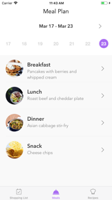 Ketogenic Keto diet food list screenshot