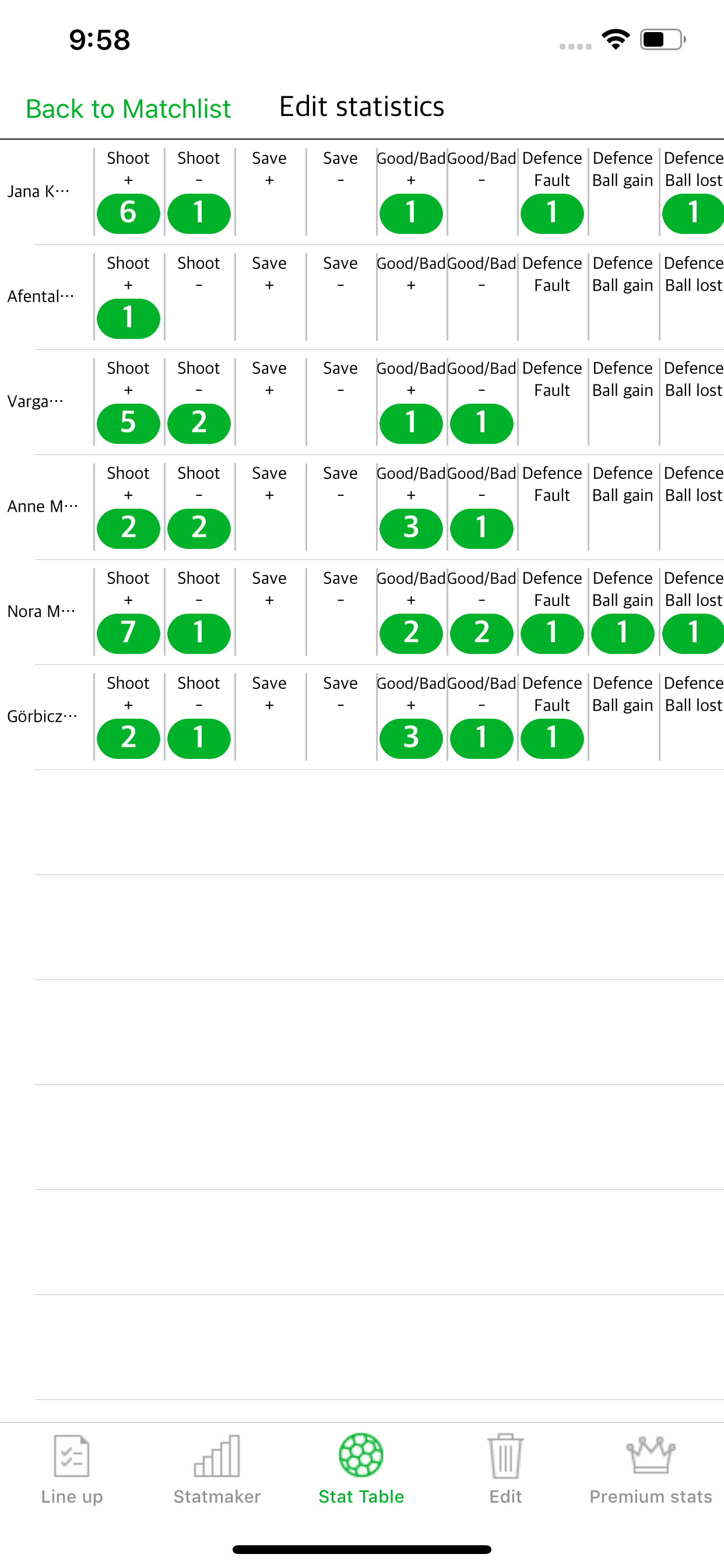 SportStatsCreator screenshot 3
