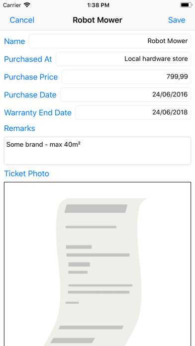 Easy Warranty Tracker screenshot 2