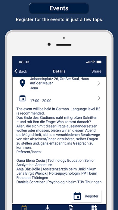 How to cancel & delete Career Uni Jena from iphone & ipad 3