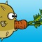 Puffer Fish Eating Carrot