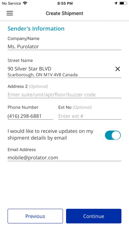 Purolator screenshot-5