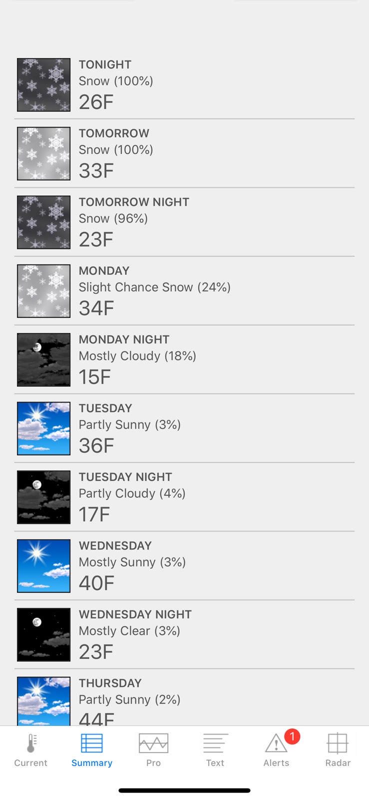 Wx for iPhone iphone screenshot 2