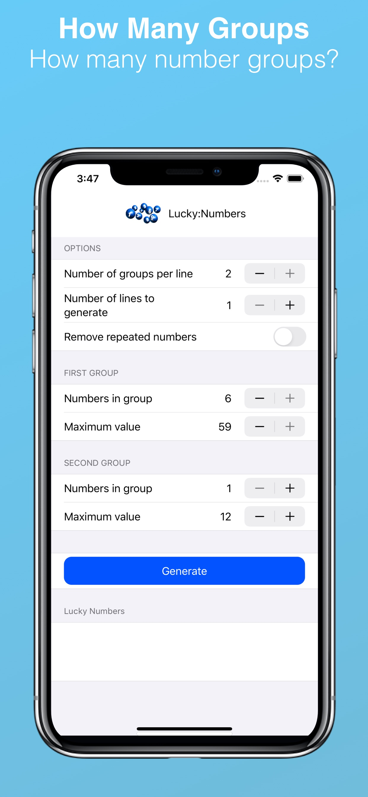 Lucky:Numbers