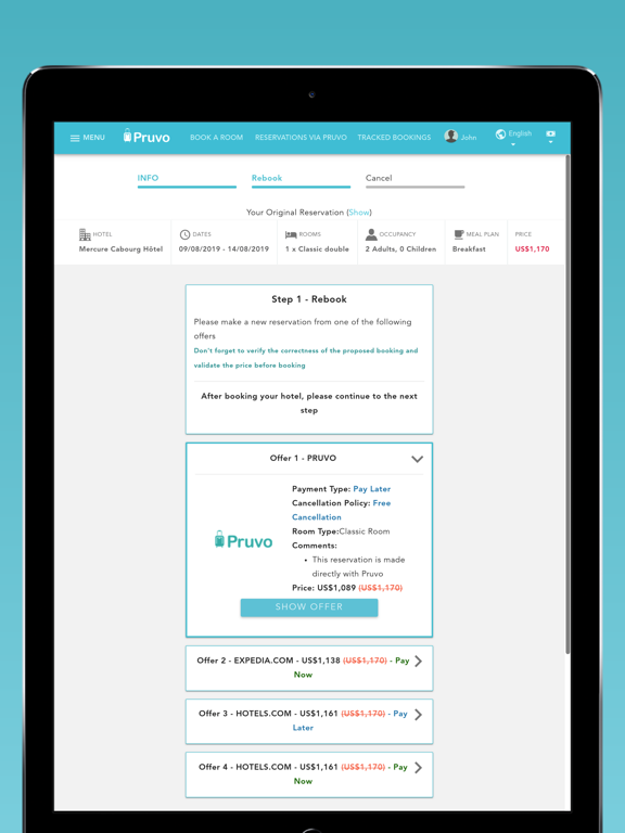 Pruvo iPad screenshot 6 - Travel app