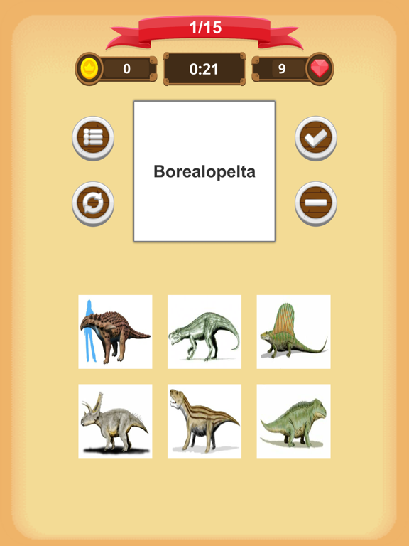 Dinosaurs - Jurassic Quiz iPad screenshot