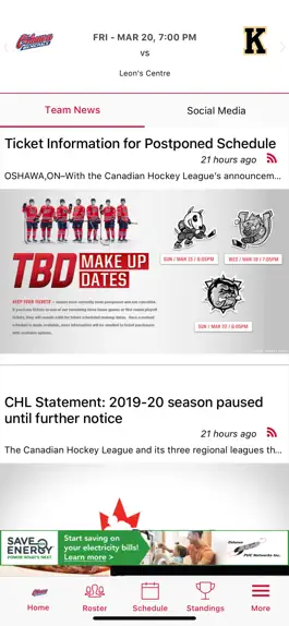 Game screenshot Oshawa Generals Official App apk