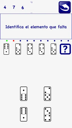 Captura de pantalla de Brain Matemáticas Memoria Lite en iPhone 5