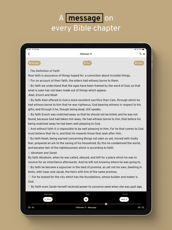 Bible Companion: No ads iPad screenshot 4 - Education app