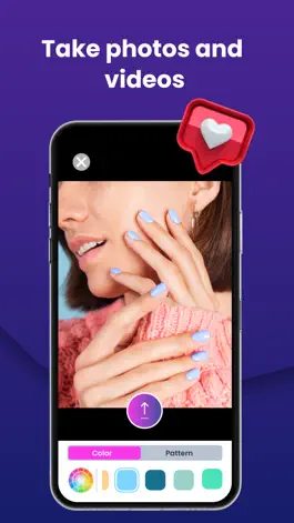 Game screenshot Nail Polish Hair Color Cam apk