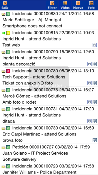 Screenshot #2 pour attend Mobile