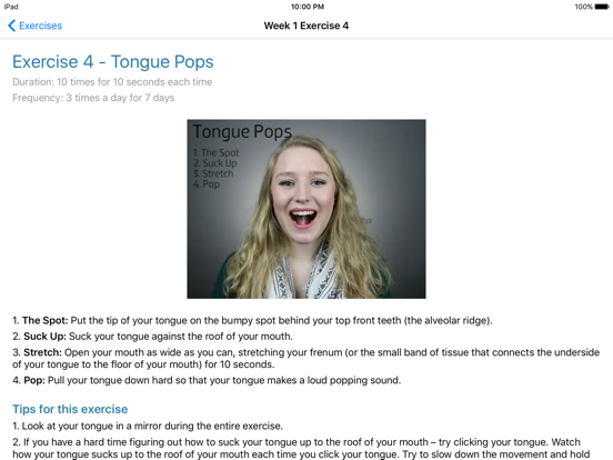 Screenshot #6 pour Tongue Thrust Therapy