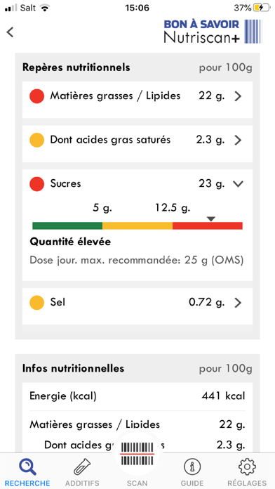 Nutriscan+ screenshot 3