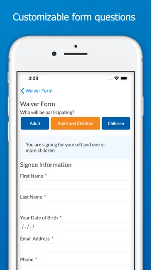 WaiverFile screenshot 1