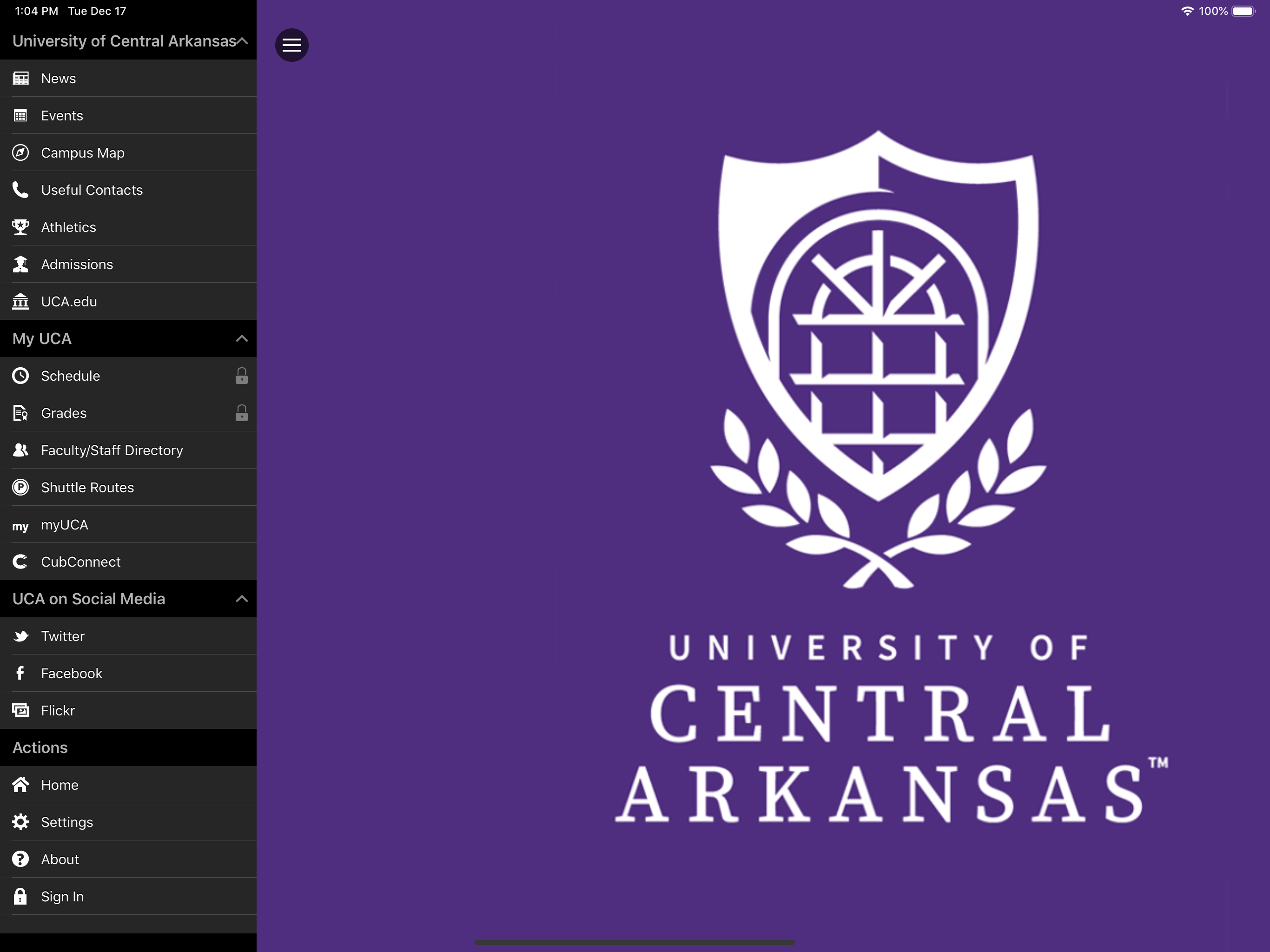 University of Central Arkansas screenshot 4