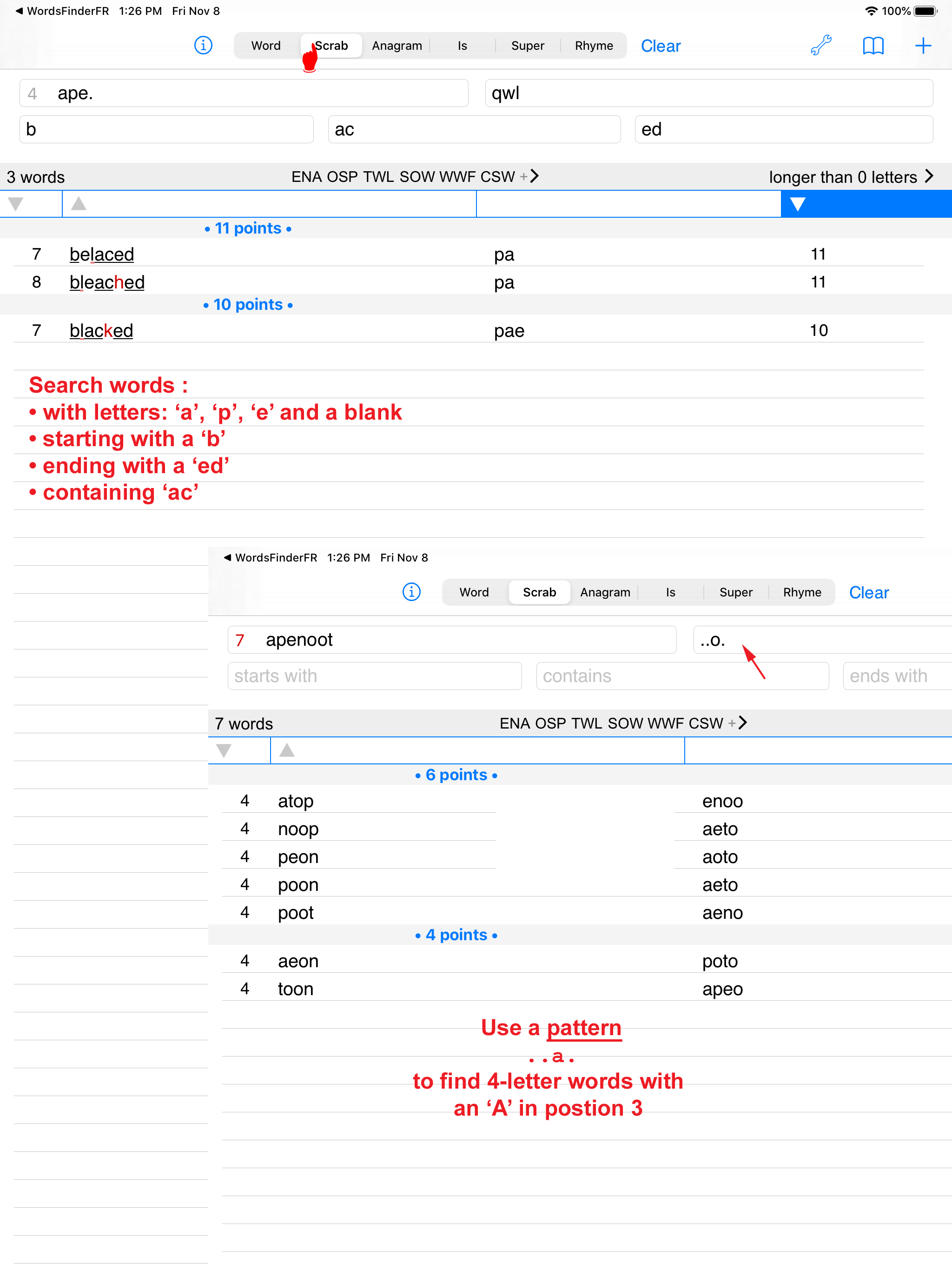 English Words Finder PRO