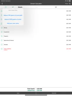 Zakat Calculator for Muslims iPad image 3