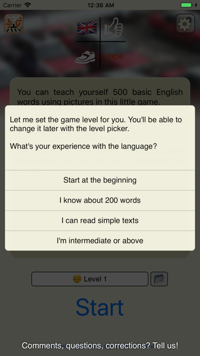 Language - English German Thai Screenshot