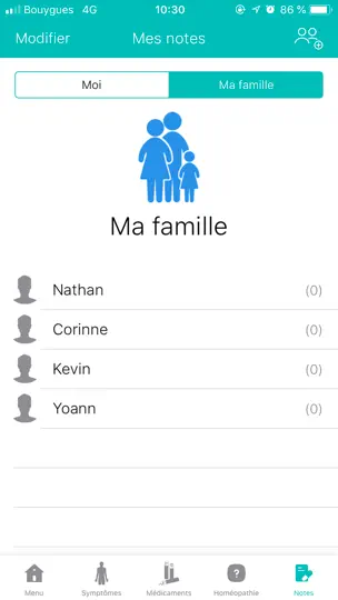 Capture d'écran de L’Homéopathie De A à Z sur iPhone 6