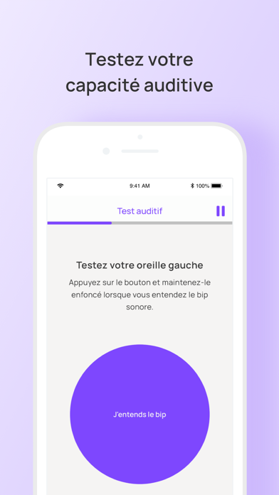 Screenshot #3 pour Mimi Hearing Test