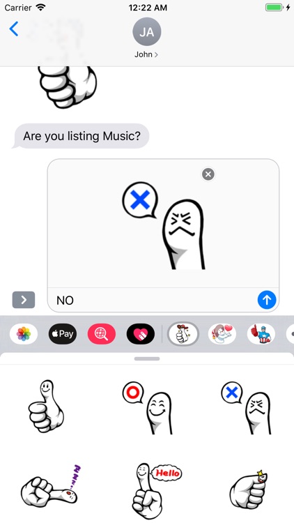 Fingerface ArtWork Stickers screenshot-5