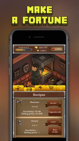 Game screenshot ForgeCraft - Idle Tycoon apk