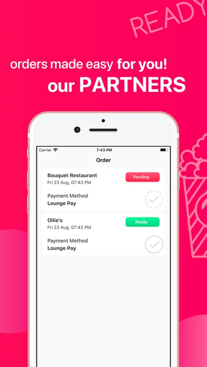 Lounge - Food Pickup Service screenshot-4