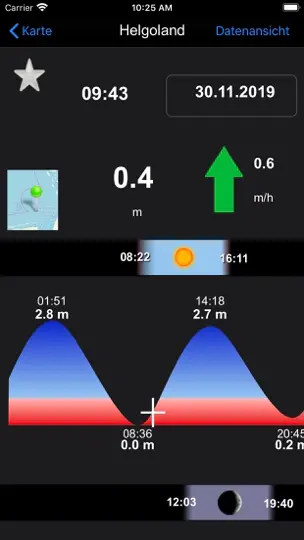 Screenshot von Gezeiten And Ströme HD auf dem iPhone 2