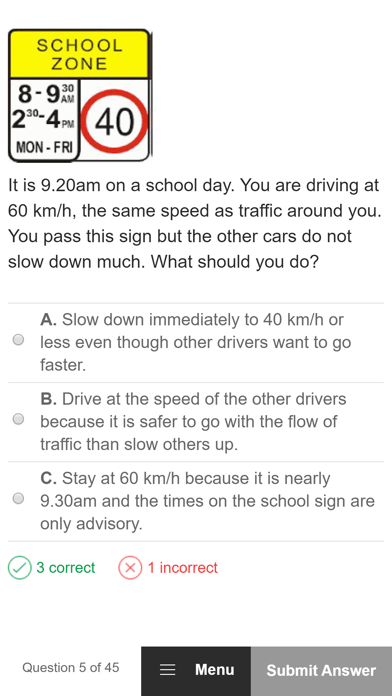 Screenshot #3 pour Driver Knowledge Tests NSW