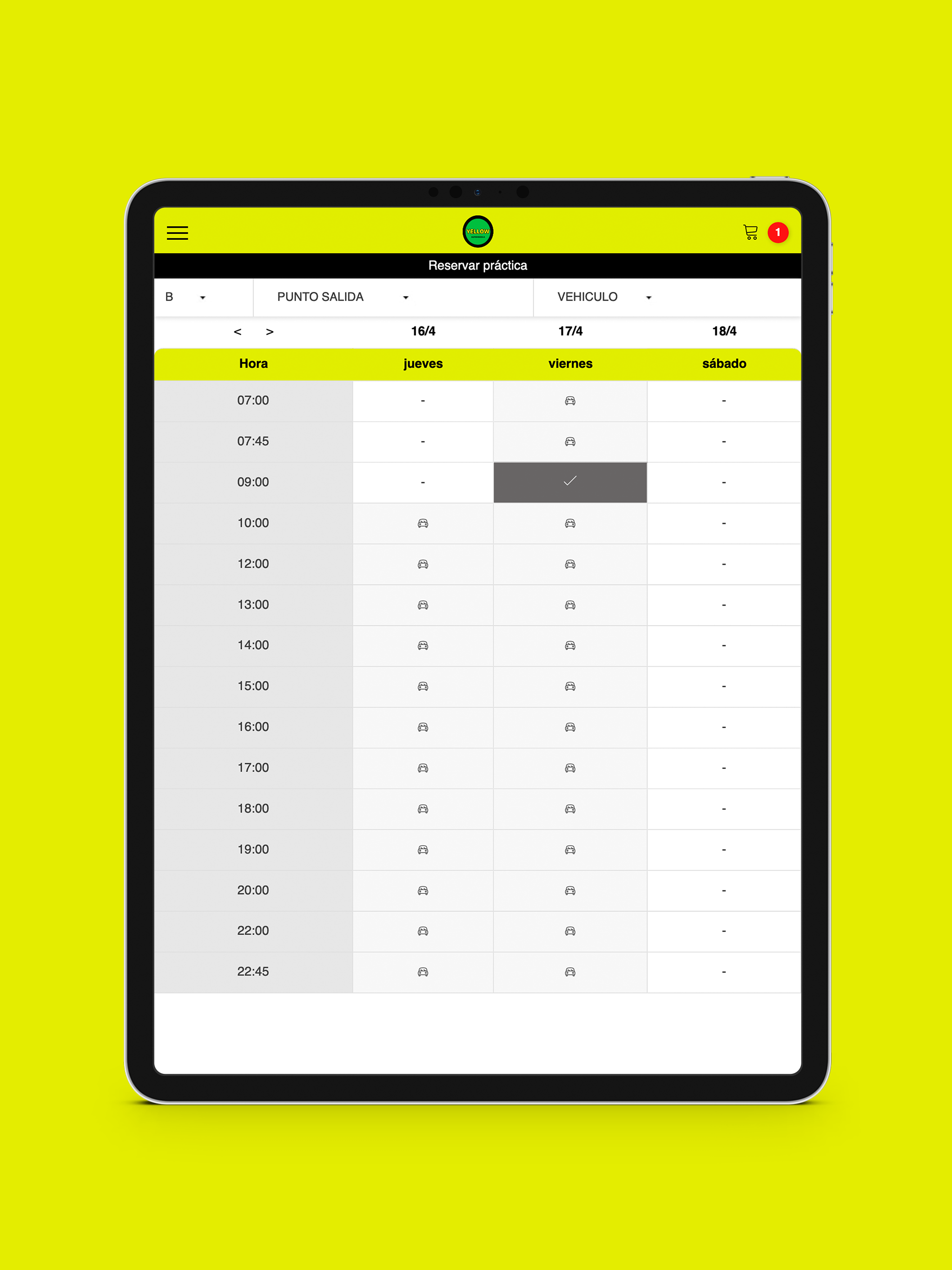 Autoescuela Yellow screenshot 15