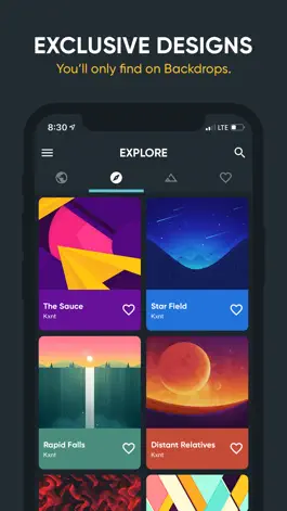 Game screenshot Backdrops - Wallpapers apk