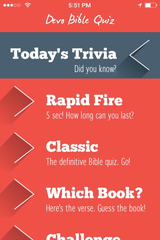 Devo Bible Quiz: Trivia Gameのおすすめ画像1