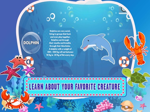 Sea World Animal Kids Gamesのおすすめ画像1